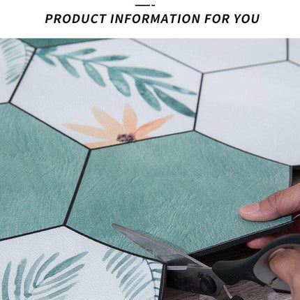 Non-Slip Dust Proof Nordic Style Hexagon Door Mat