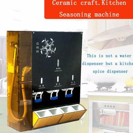 Multifunctional Seasoning Organizer with Oil Pump