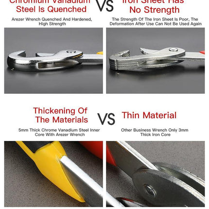 Self-Tightening Universal Adjustable Wrench