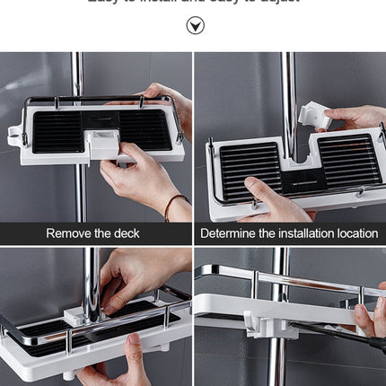Detachable Elegant Shower Shelf Rack