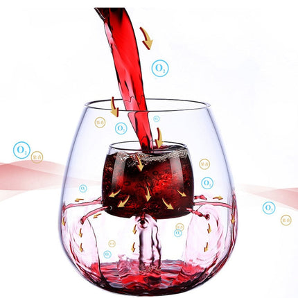 Creative Fountain Wine Glass