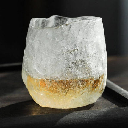 Ice Glaze Handmade Japanese Tea Cup