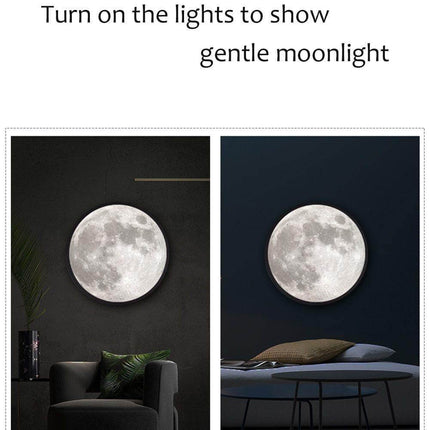 Smart Modern Moon Mirror Wall Lamp