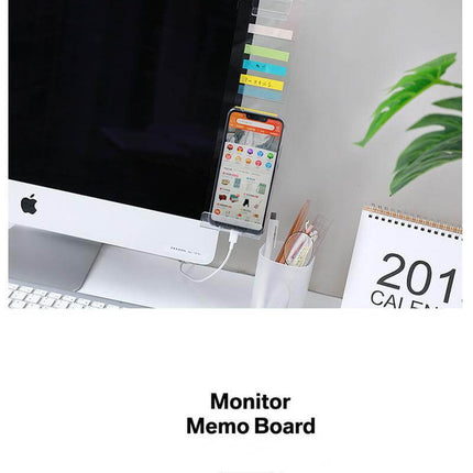 Sticky Note Monitor Side Planner