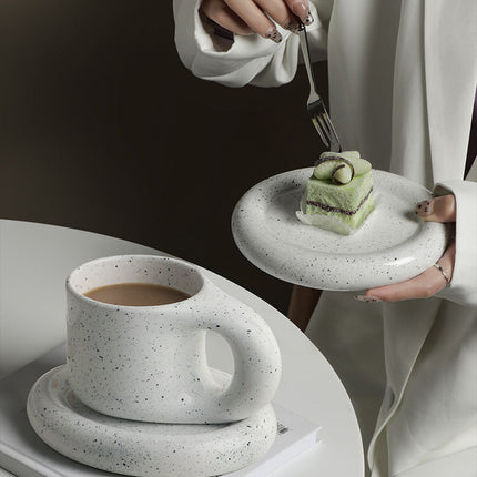 Nordic Ceramic Handle Handmade Mug