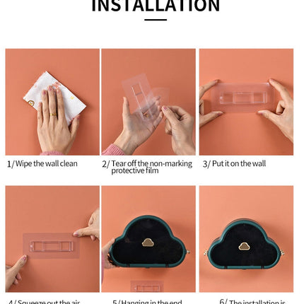 Punch-Free Wall Mounted Waterproof Toilet Paper Holder