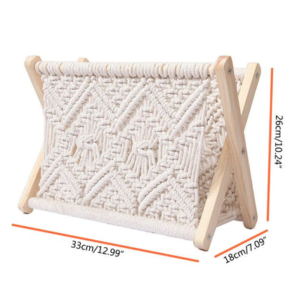 Nordic Cotton Foldable Magazine Holder