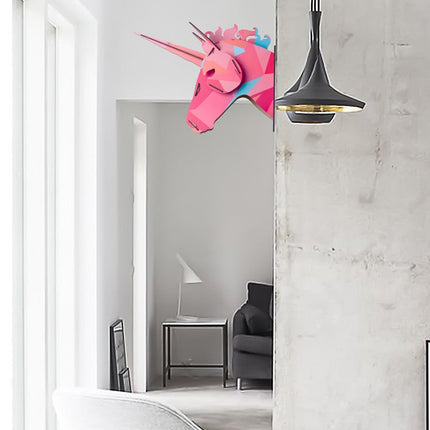 3D Wooden Craft Horse Hanging Wall Decor