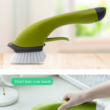 Multi-function Liquid Dispenser Cleaning Brush