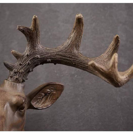 Modern Pure Handmade Hanging Moose and Sheep Head Decoration
