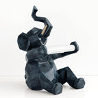 Elephant Texture Blue