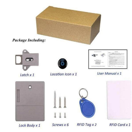 Invisible Cabinet Card Sensor Lock