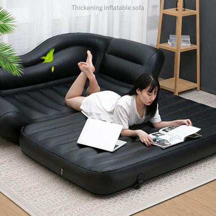 Comfy Double Household Inflatable Lazy Reclining Sofa