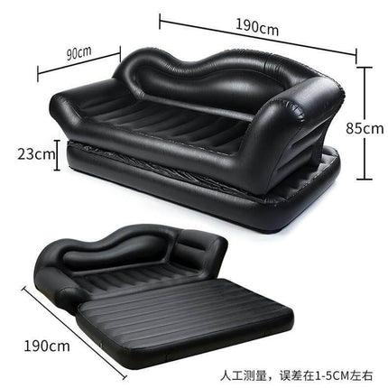 Comfy Double Household Inflatable Lazy Reclining Sofa