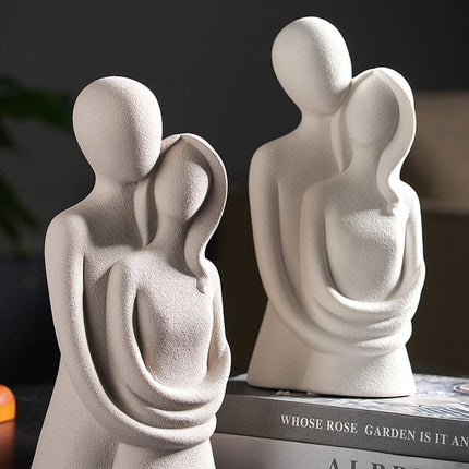 Nordic Abstract Thinker Resin Statue Sculpture