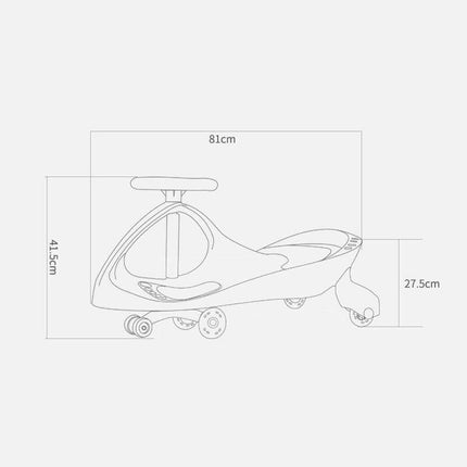 Slide Wiggle Car For Kids