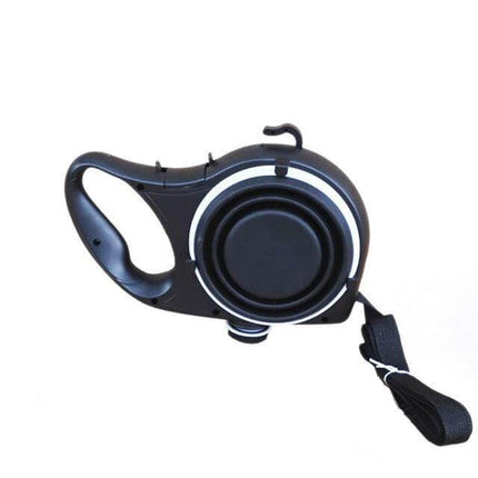Water Bottle Retractable Dog Leash