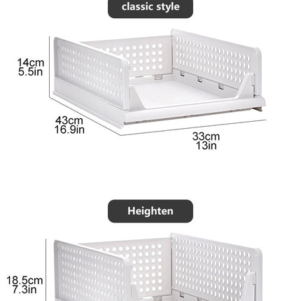 Durable Cabinet Stackable Foldable Drawer