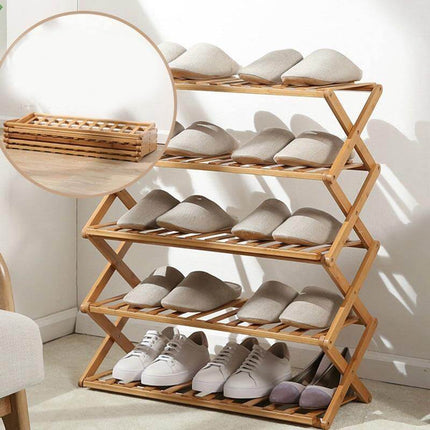 Portable Multilayer Foldable Shoe Rack