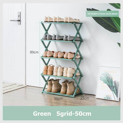 Portable Multilayer Foldable Shoe Rack