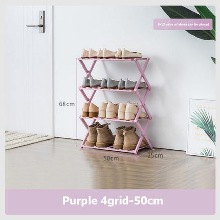 Portable Multilayer Foldable Shoe Rack