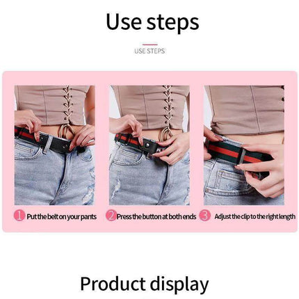 Buckle-Free Casual Sport Elastic Unisex Belt