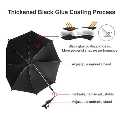 Adjustable Anti-UV Baby Stroller Umbrella