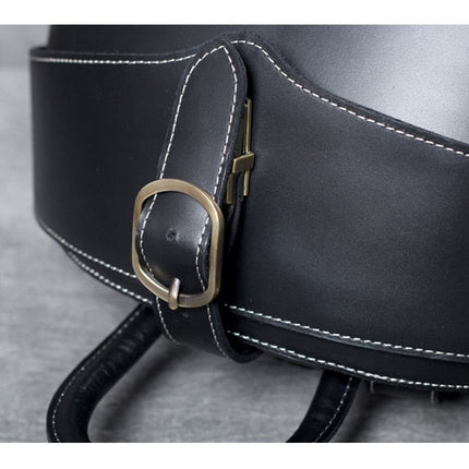 Handmade Leather Beetle Unisex Bag