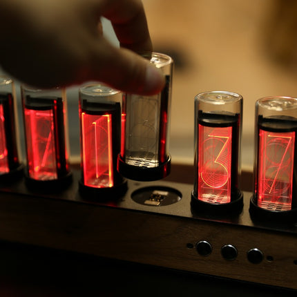 Vintage RGB Digital Tube Table Clock