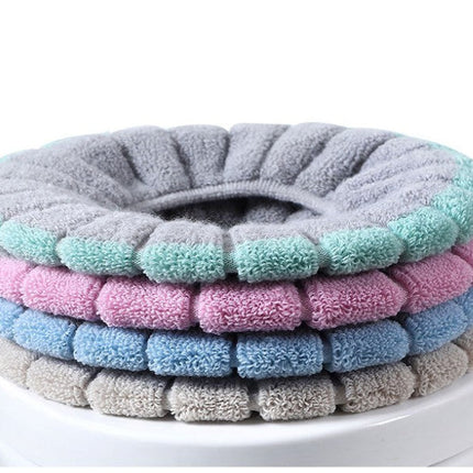 Cute Comfy Pumpkin Pattern Bathroom Toilet Seat Cover