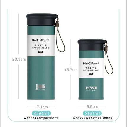 Solid Mini Double Isolated Thermos