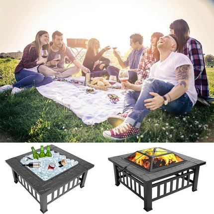 Portable Backyard Fire Pit Table