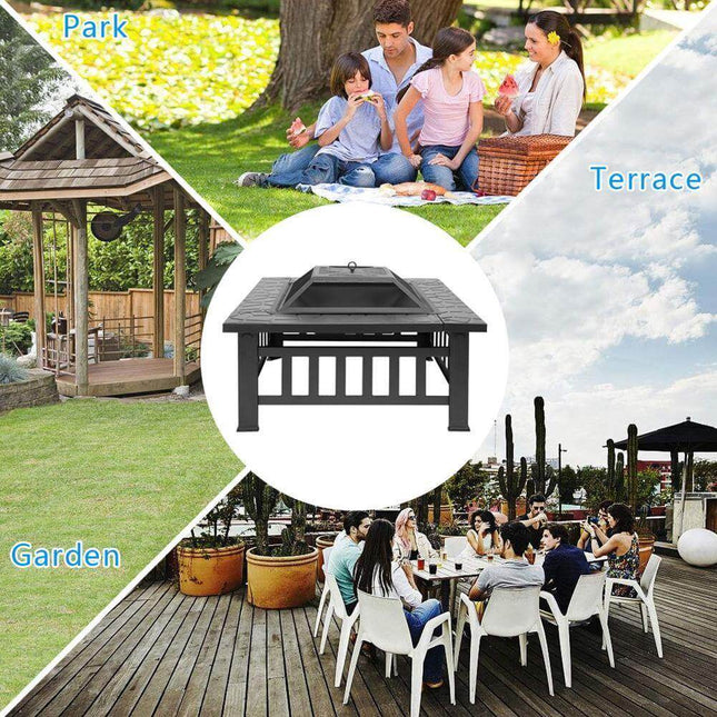 Portable Backyard Fire Pit Table