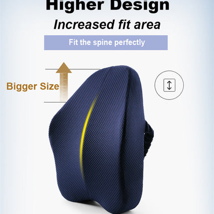 Office Chair Memory Foam Cushion Pillow Set