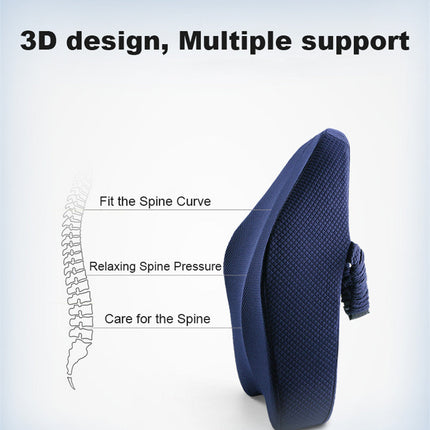 Office Chair Memory Foam Cushion Pillow Set