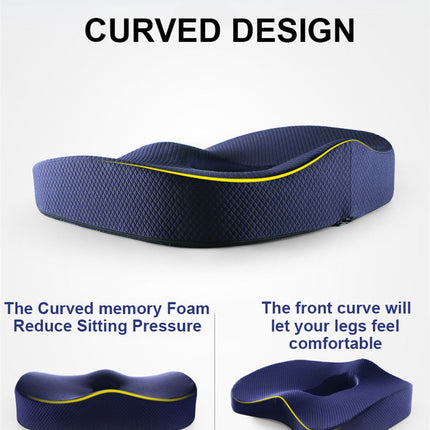Office Chair Memory Foam Cushion Pillow Set