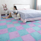 Blue Purple / 10pcs 30x30x1cm