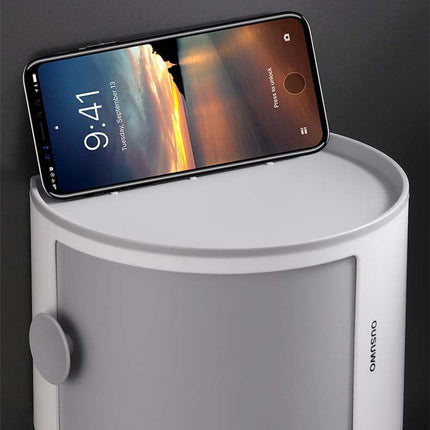 Waterproof Multi-Layer Toilet Paper Holder Shelf