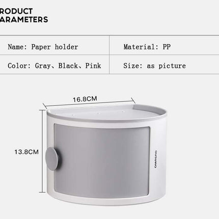 Waterproof Multi-Layer Toilet Paper Holder Shelf