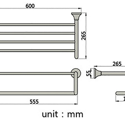 Wall-Mounted Bathroom Accessories Holder Set