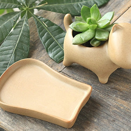 Elephant Minimal Ceramic Flower Pot