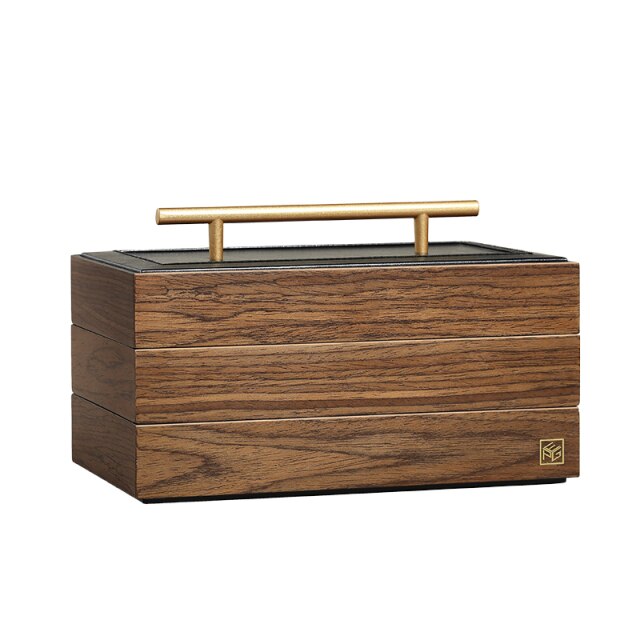 Wooden Elegant Multi-Layer Jewelry Organizer Box