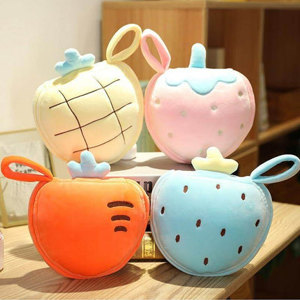 Sweet Fruits Plush Sleeping Eye Mask Bag