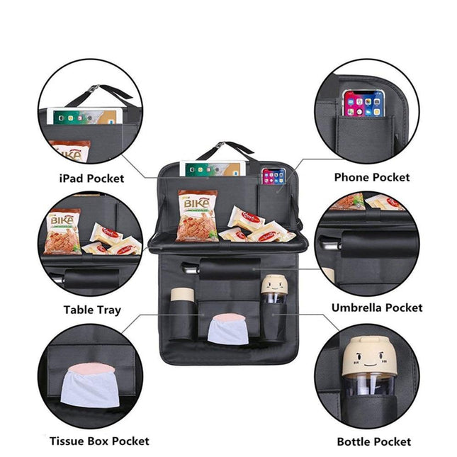 Foldable Car Back Seat Organizer