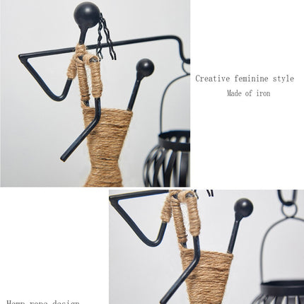 Creative Beautiful Nordic Iron Candle Holder