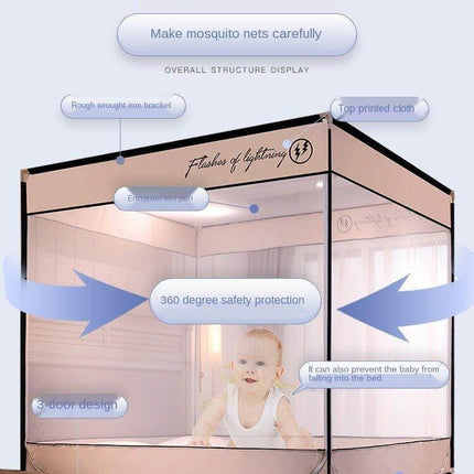 Drop-Resistant Bed Mosquito Net
