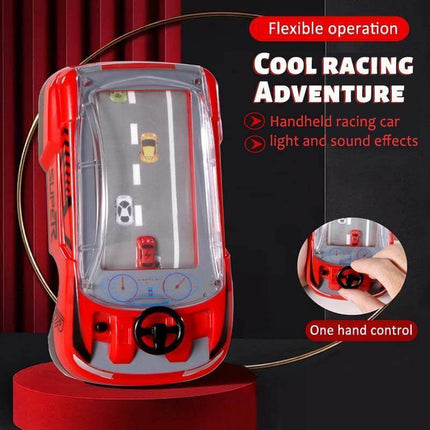 Hands on Car Racing Puzzle with Steering