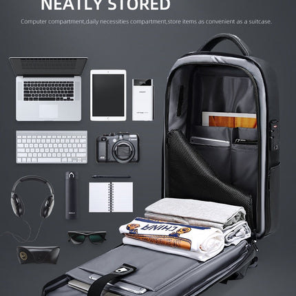 Elegant Anti-Theft USB Travel Backpack