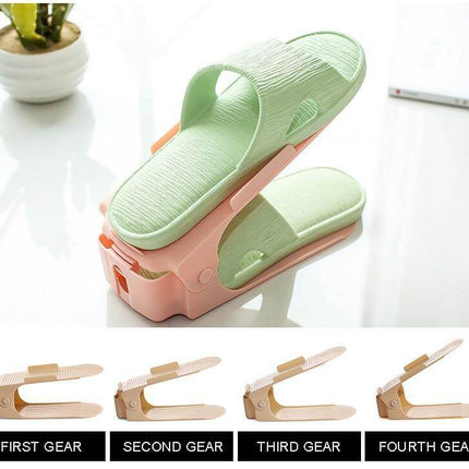 5PCS Adjustable Space Saving Shoe Organizer