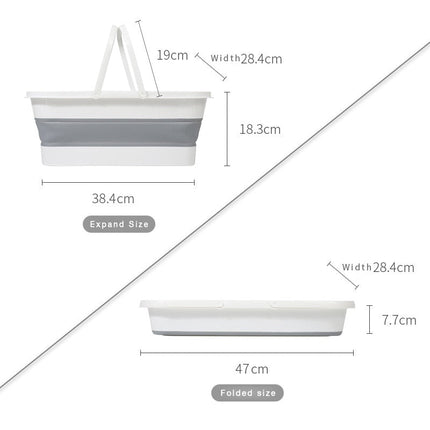 Foldable Silicone Mop Bucket